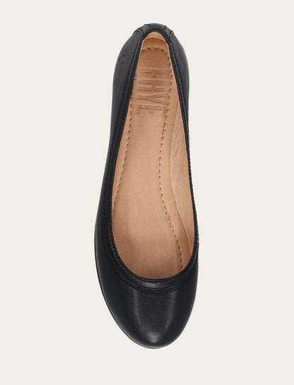 Women's Black Carson Ballet Flats | Frye Black