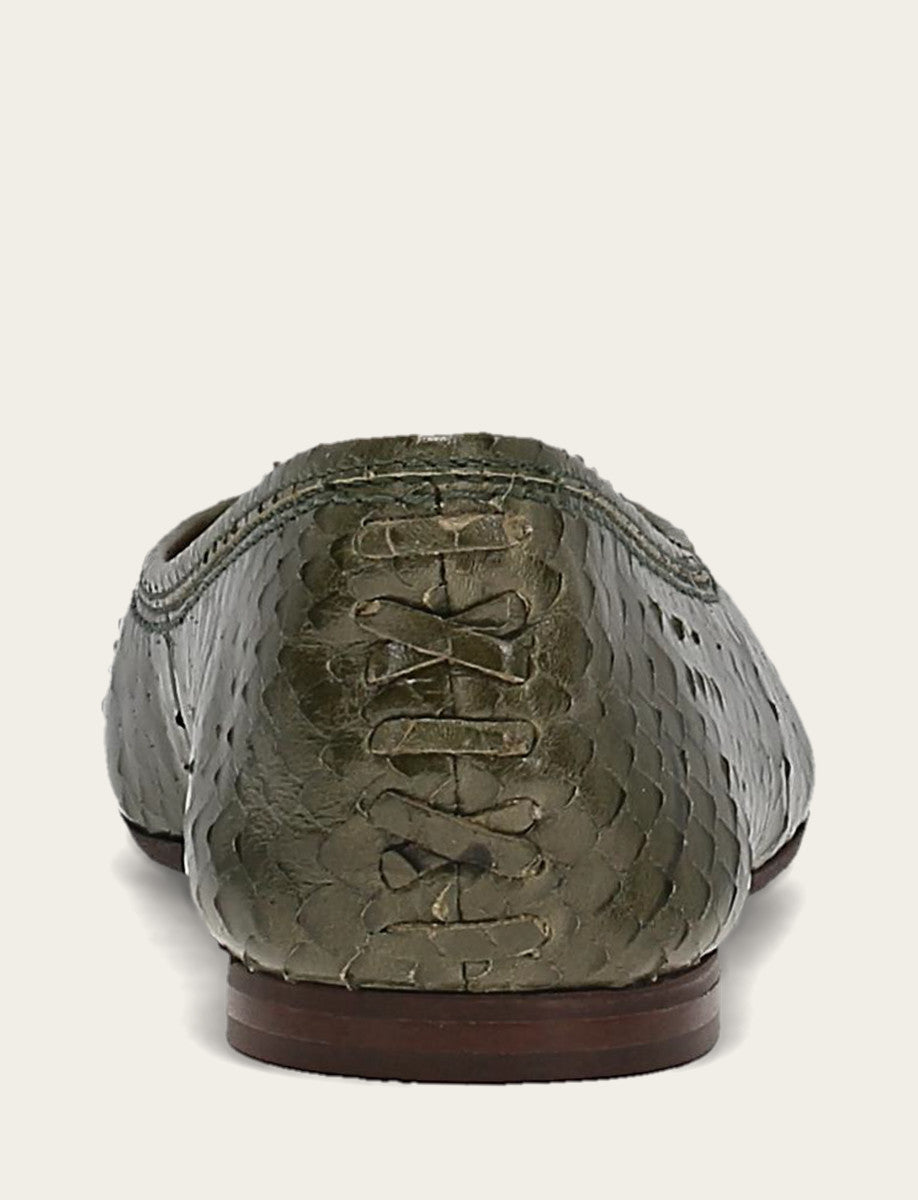 Women's Dark Olive Heather Ballet Shoe | Frye Dark Olive