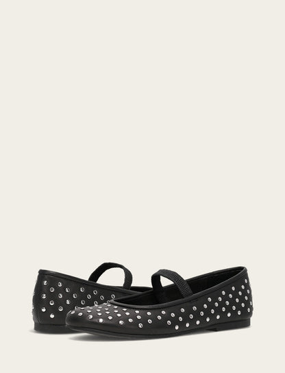 Women's Black Emma Studded Mary Jane Shoe | Frye Black