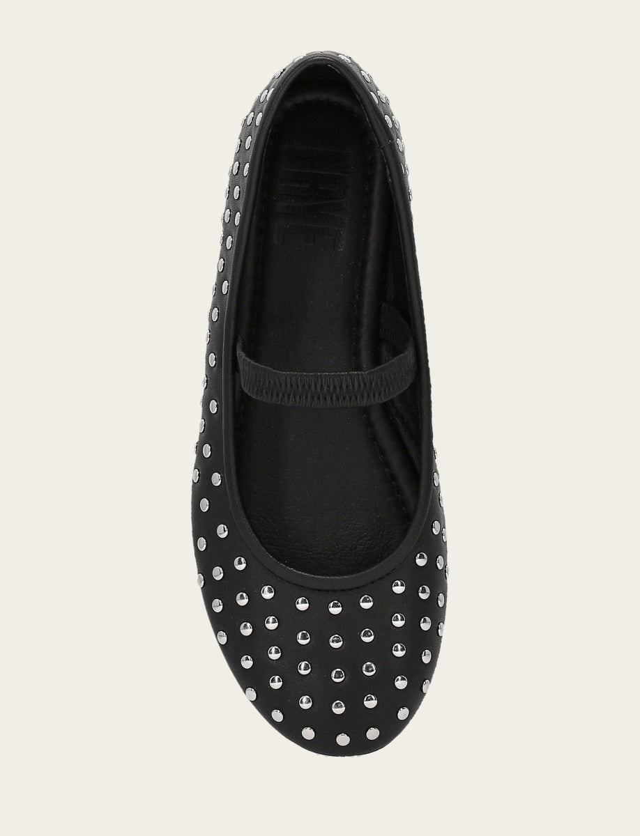 Women's Black Emma Studded Mary Jane Shoe | Frye Black