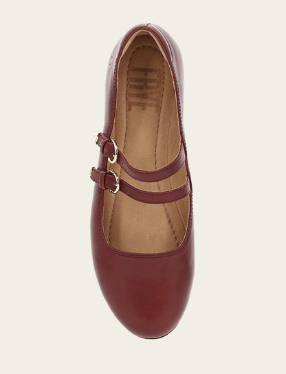 Women's Cranberry Carson Multi Mary Jane Shoe | Frye Cranberry