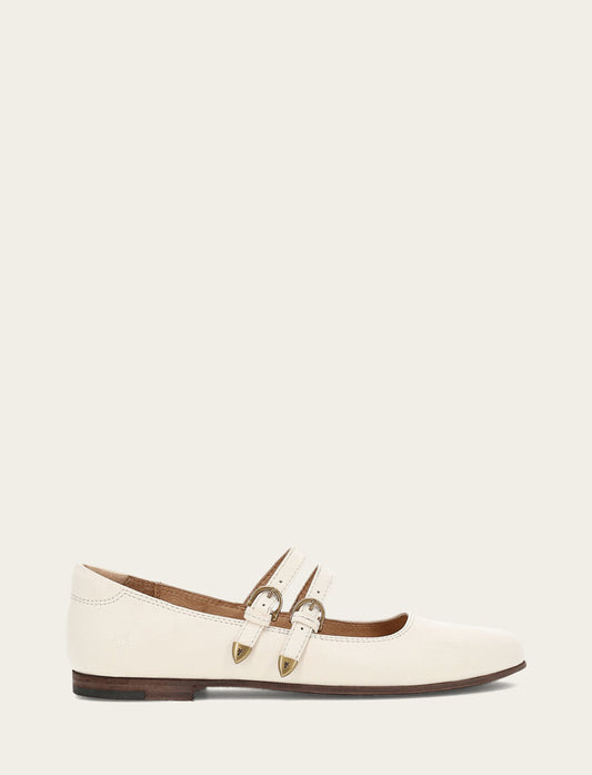 Women's Ecru Carson Multi Mary Jane Shoe | Frye Ecru