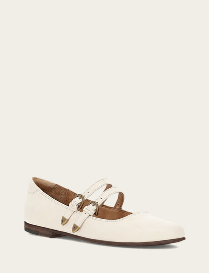 Women's Ecru Carson Multi Mary Jane Shoe | Frye Ecru