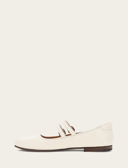 Women's Ecru Carson Multi Mary Jane Shoe | Frye Ecru