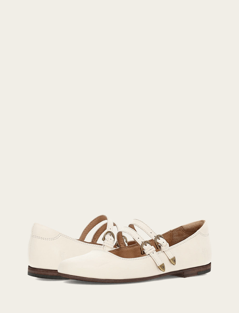 Women's Ecru Carson Multi Mary Jane Shoe | Frye Ecru
