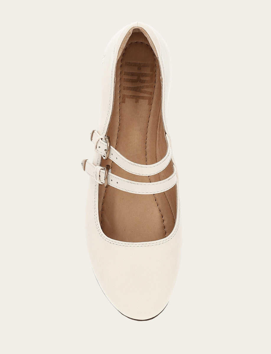 Women's Ecru Carson Multi Mary Jane Shoe | Frye Ecru