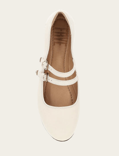 Women's Ecru Carson Multi Mary Jane Shoe | Frye Ecru