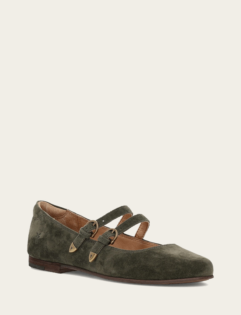 Women's Dark Olive Carson Multi Mary Jane Shoe | Frye Dark Olive