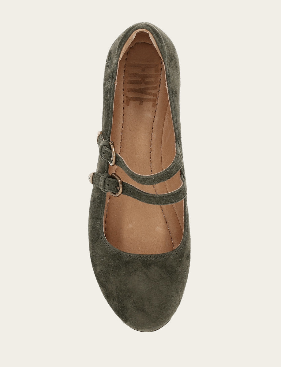 Women's Dark Olive Carson Multi Mary Jane Shoe | Frye Dark Olive