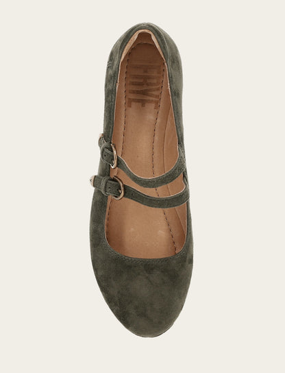 Women's Dark Olive Carson Multi Mary Jane Shoe | Frye Dark Olive