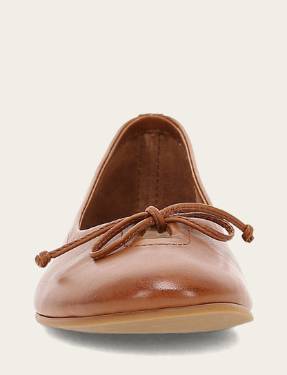 Women's Dark Latte Emma Ballet Flats | Frye Dark Latte