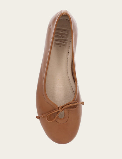 Women's Dark Latte Emma Ballet Flats | Frye Dark Latte