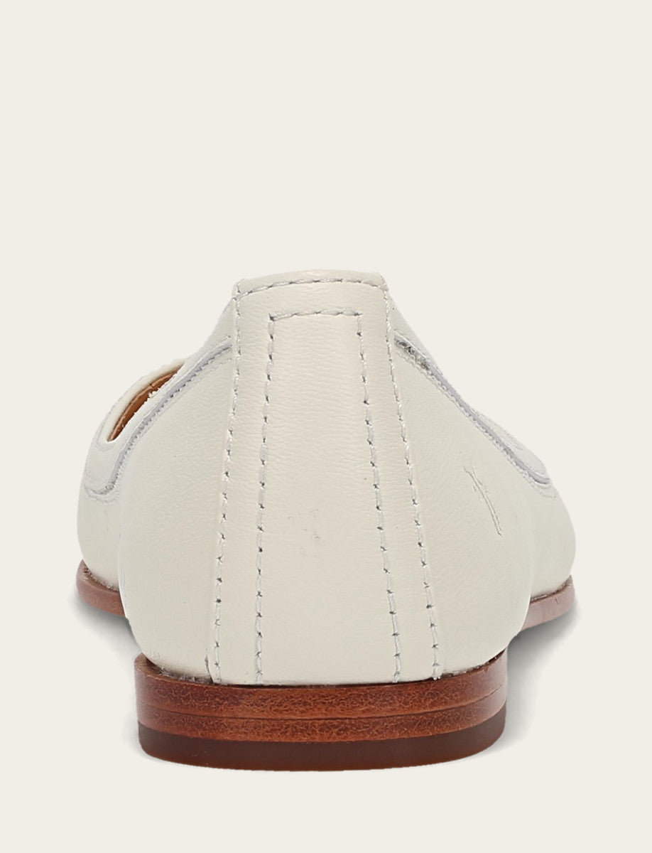 Women's White Carson Ballet Flats | Frye White