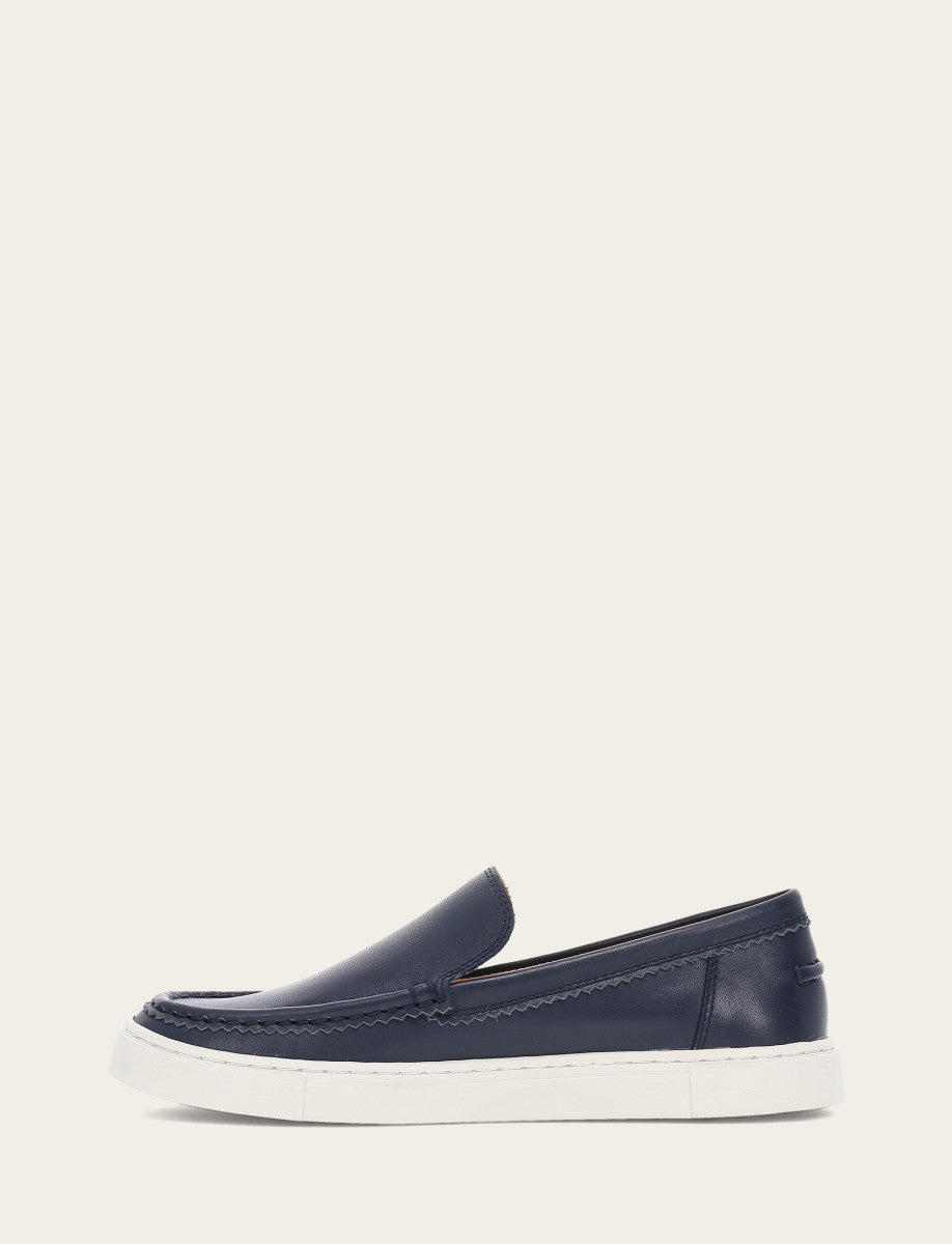Women's Navy Ivy Venetian Loafers | Frye Navy