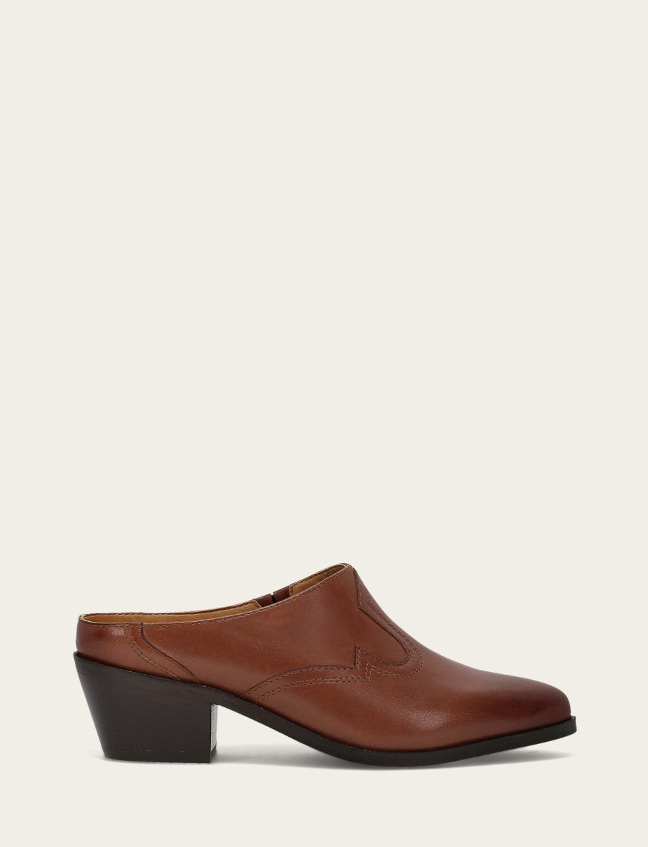 Women's Brown Luna Mule | Frye Brown