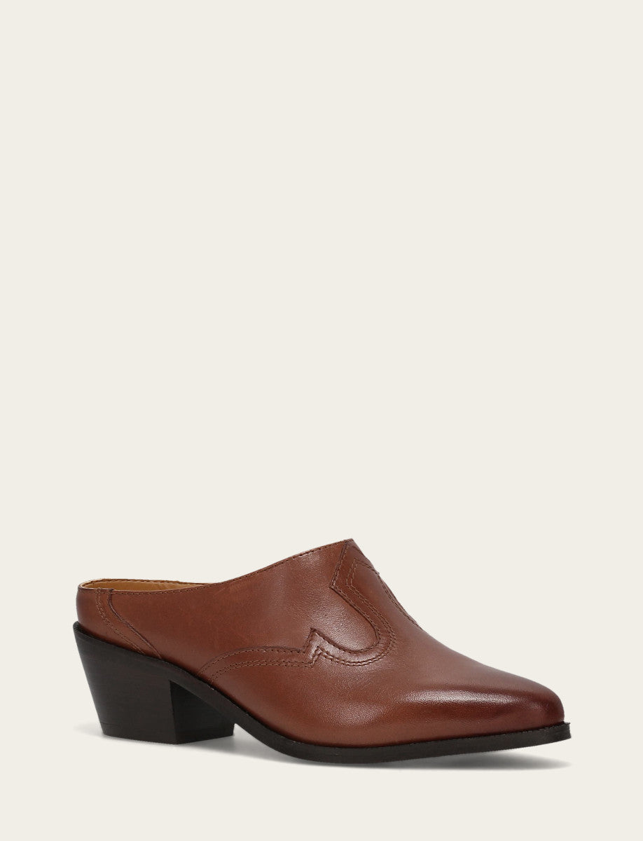 Women's Brown Luna Mule | Frye Brown