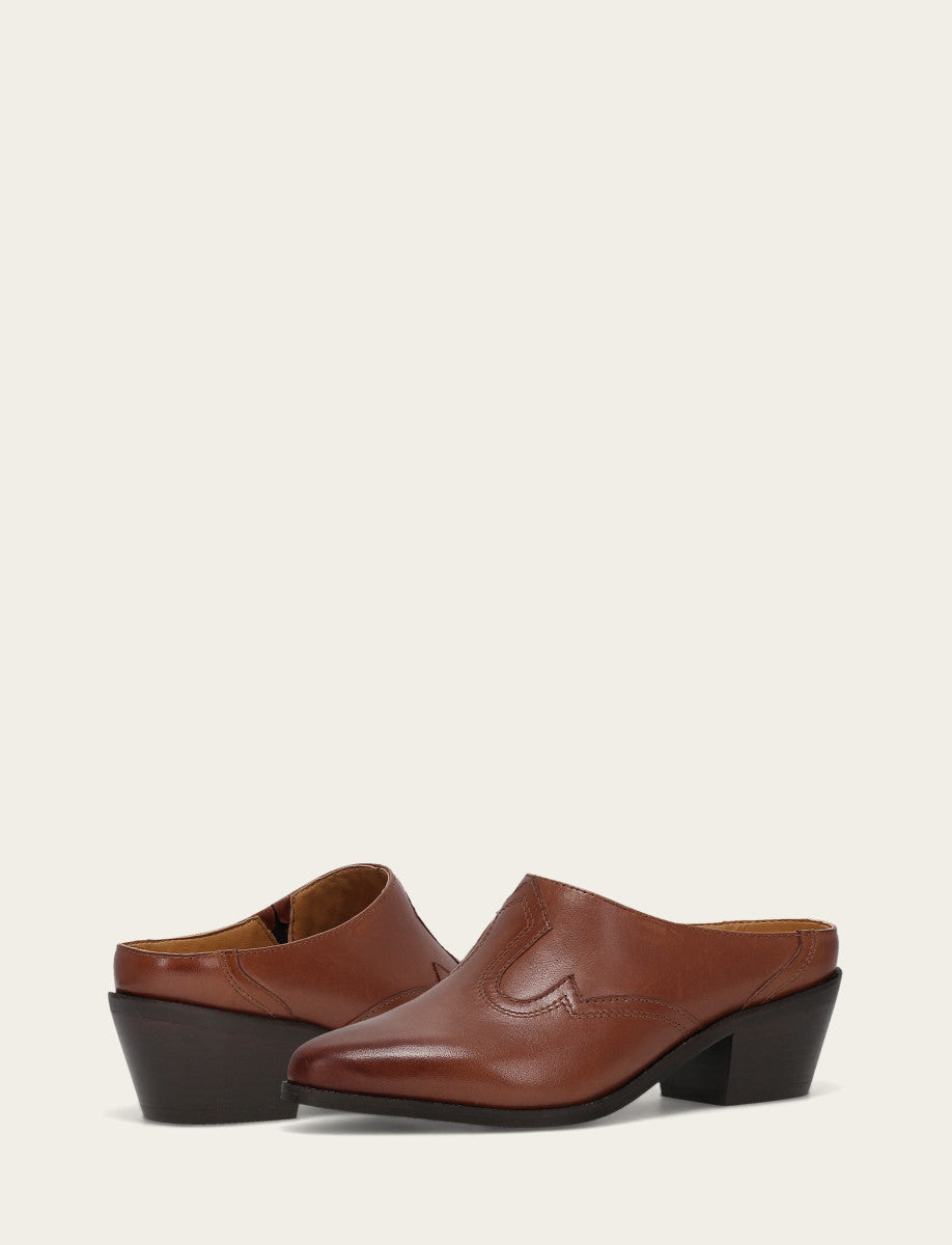 Women's Brown Luna Mule | Frye Brown