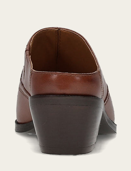 Women's Brown Luna Mule | Frye Brown