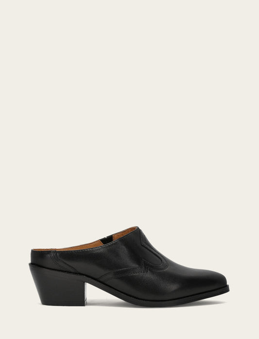 Women's Black Luna Mule | Frye Black