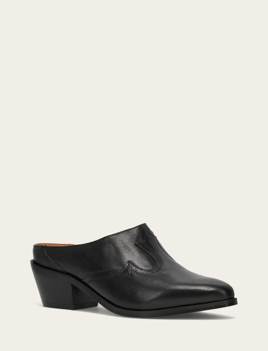 Women's Black Luna Mule | Frye Black