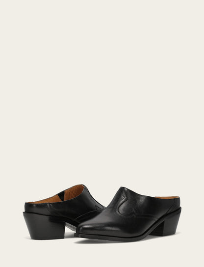 Women's Black Luna Mule | Frye Black