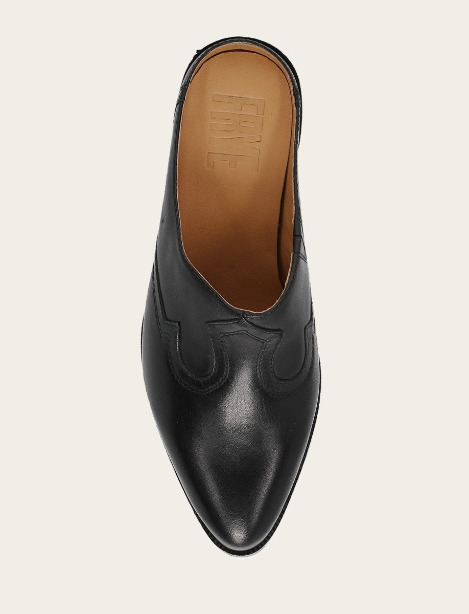 Women's Black Luna Mule | Frye Black