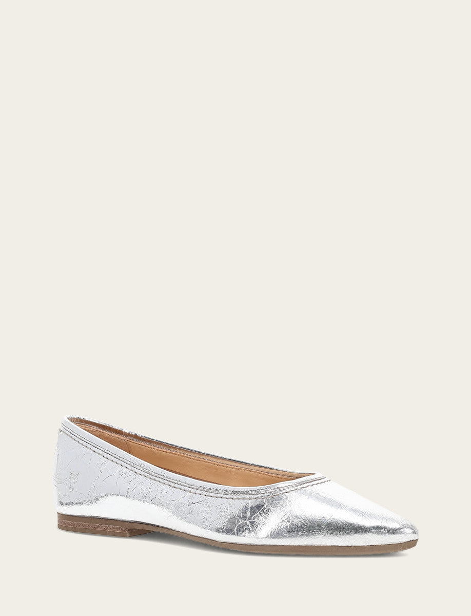 Women's Silver Heather Ballet Flats | Frye Silver