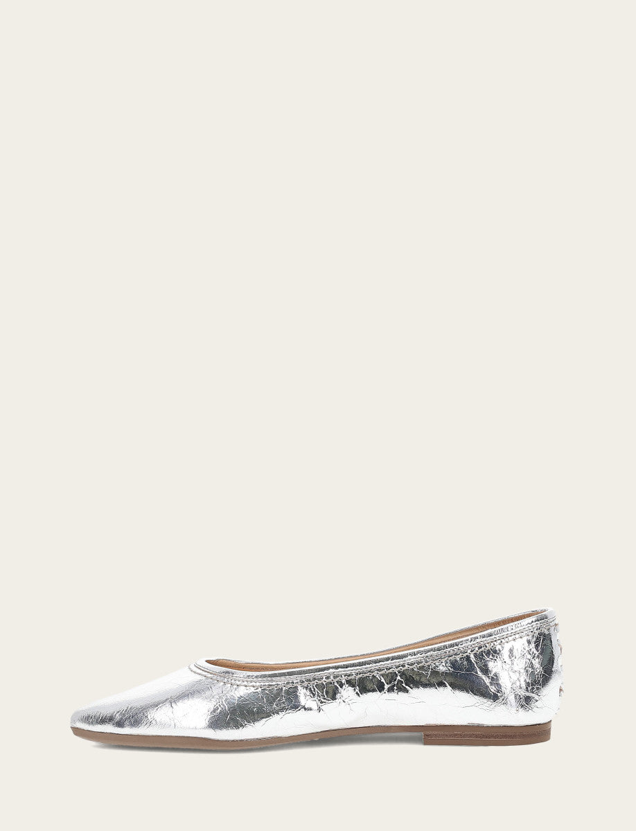 Women's Silver Heather Ballet Flats | Frye Silver
