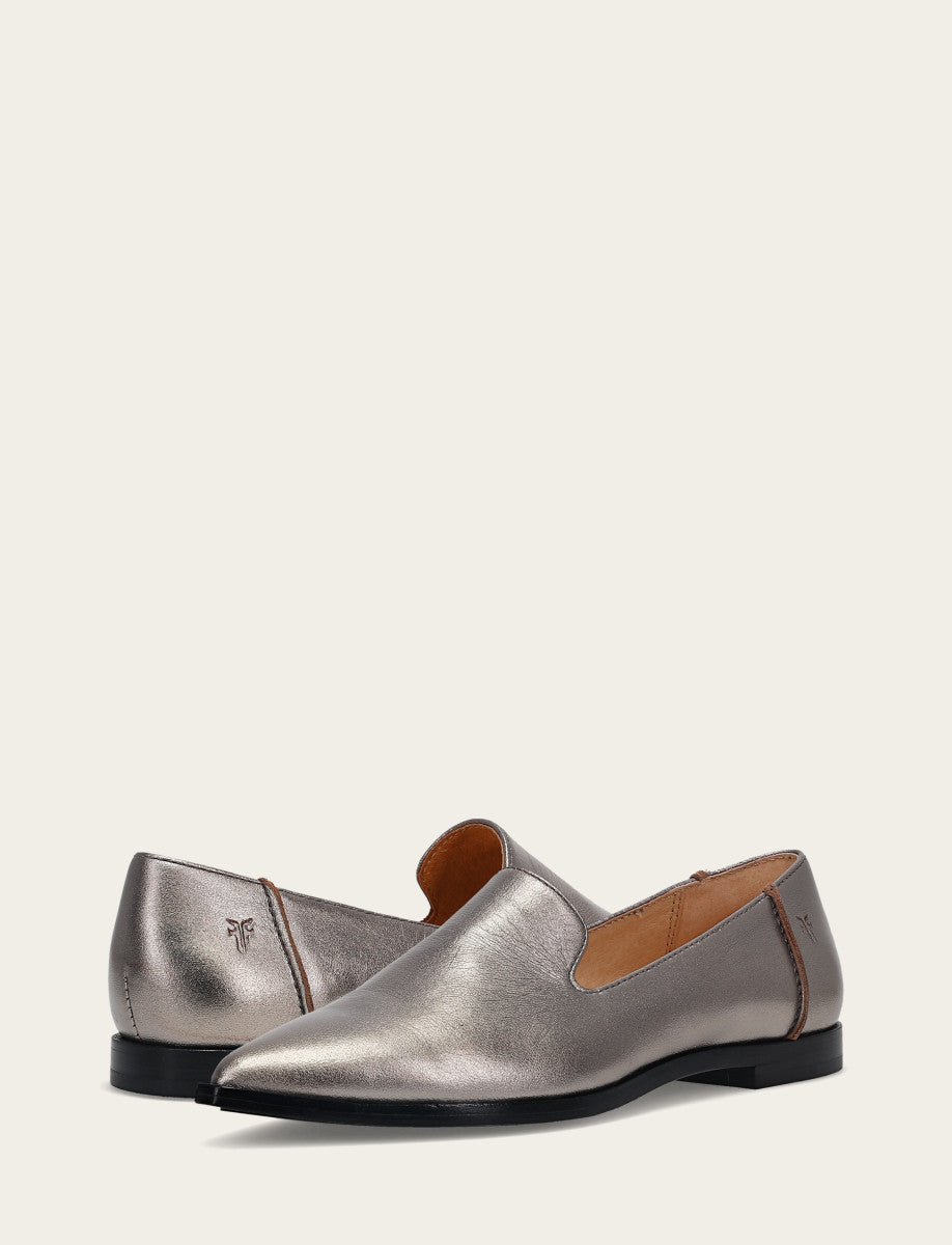 Women's Dark Pewter Kenzie Venetian Loafers | Frye Dark Pewter