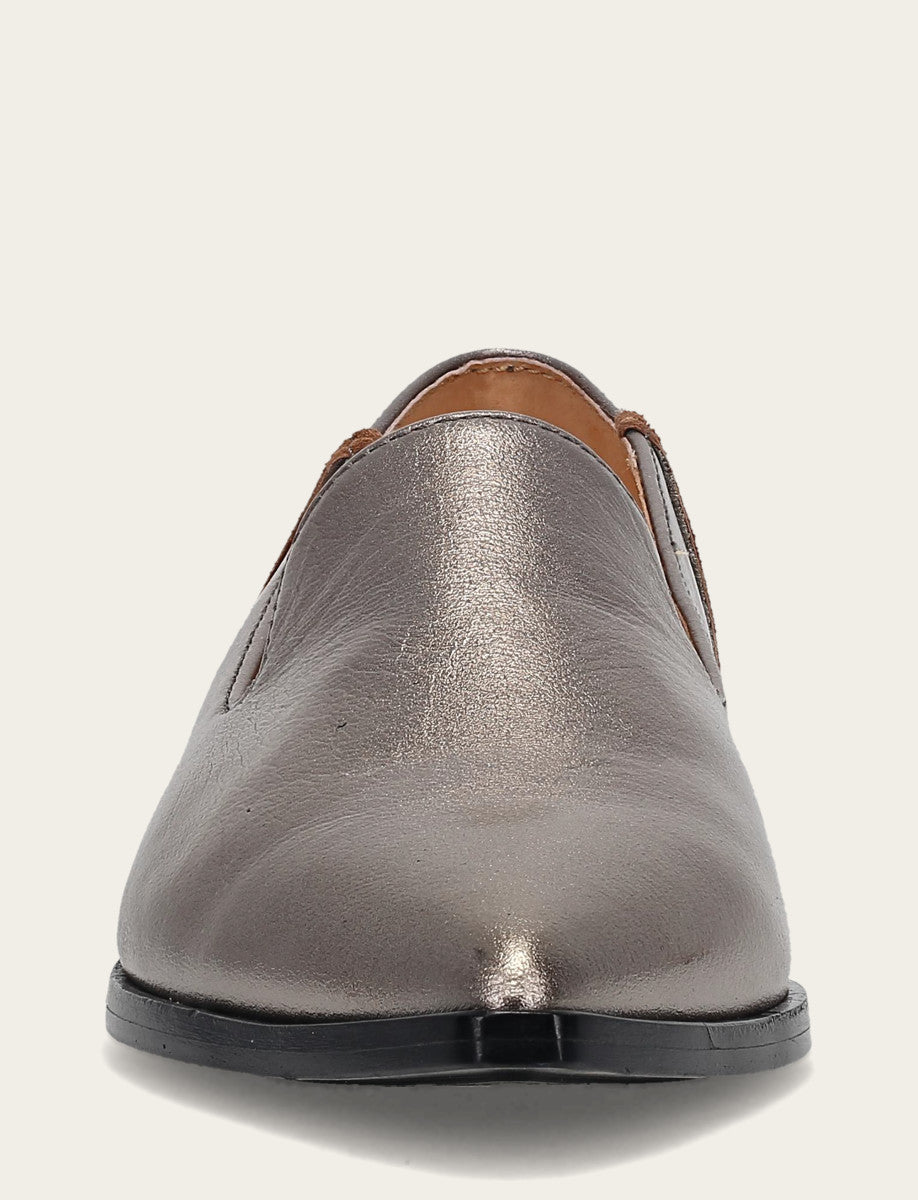 Women's Dark Pewter Kenzie Venetian Loafers | Frye Dark Pewter