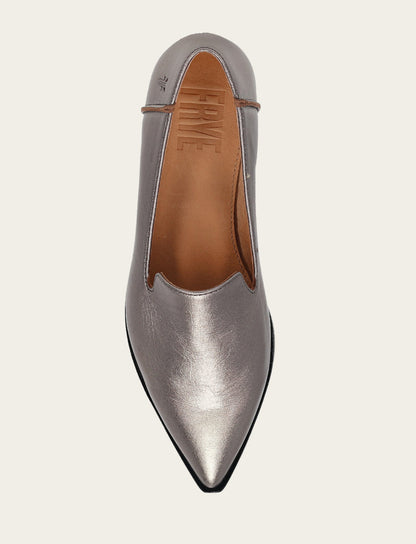Women's Dark Pewter Kenzie Venetian Loafers | Frye Dark Pewter