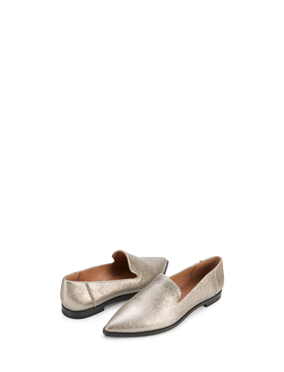 Women's Pewter Kenzie Venetian Loafers | Frye Pewter