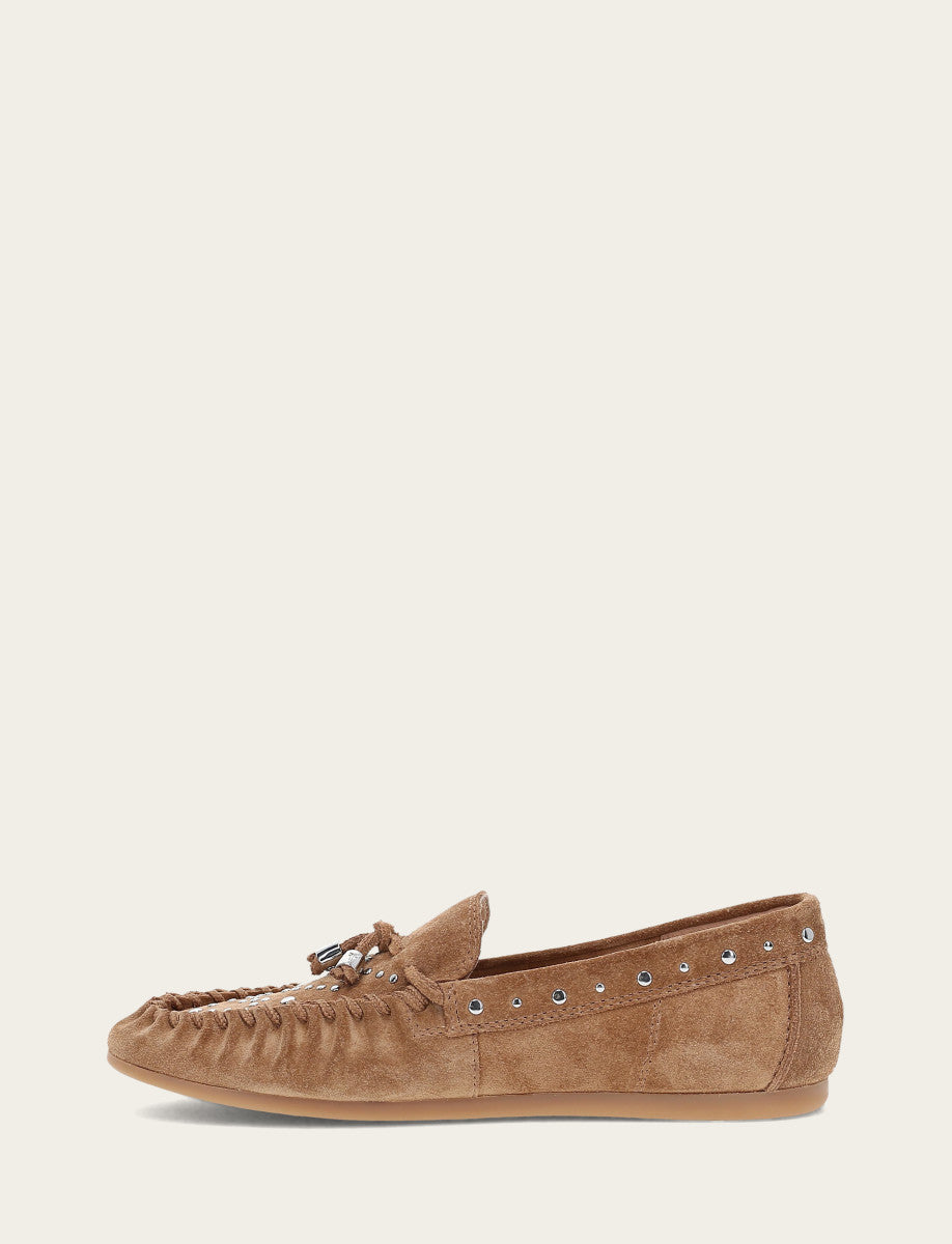 Women's Almond Naya Stud Moc Loafers | Frye Almond