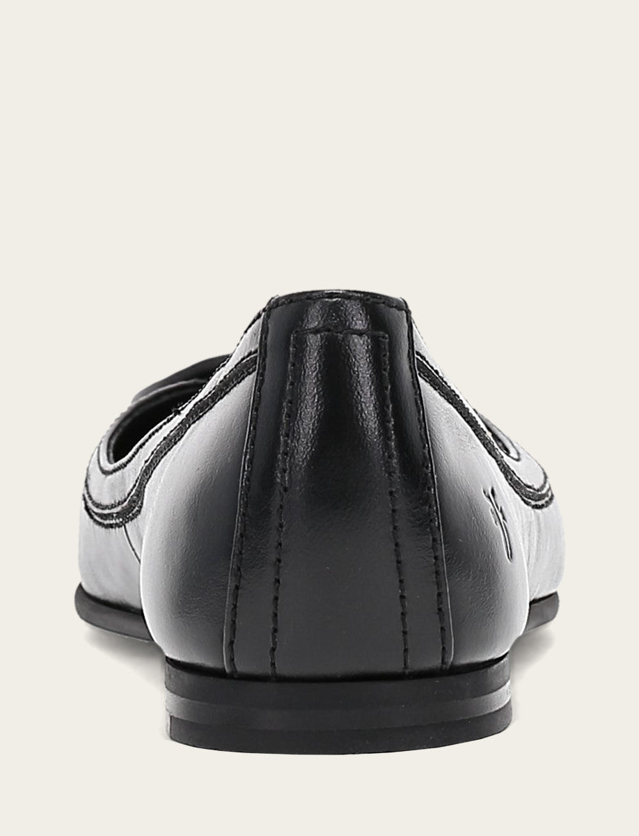 Women's Black Carson Logo Ballet Flats | Frye Black