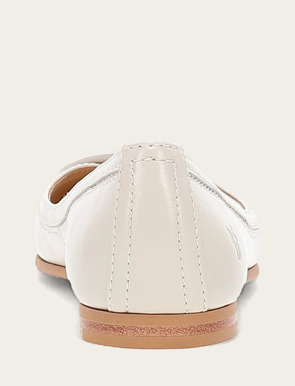 Women's Ivory Carson Logo Ballet Flats | Frye Ivory