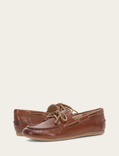Women's Cinnamon Naya Boat Shoes | Frye Cinnamon