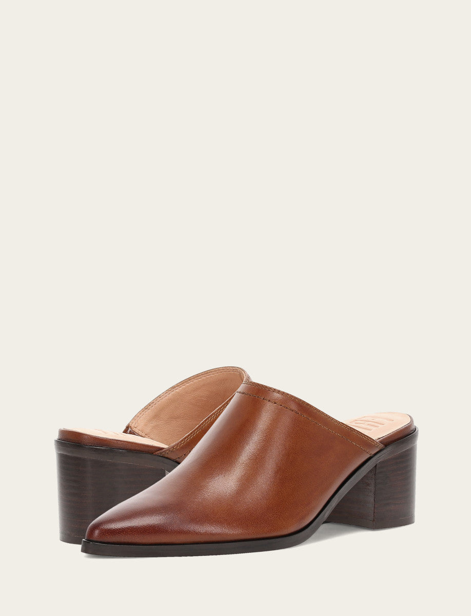 Women's Cinnamon Sadie Mules | Frye Cinnamon