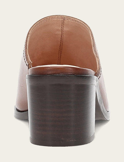 Women's Cinnamon Sadie Mules | Frye Cinnamon