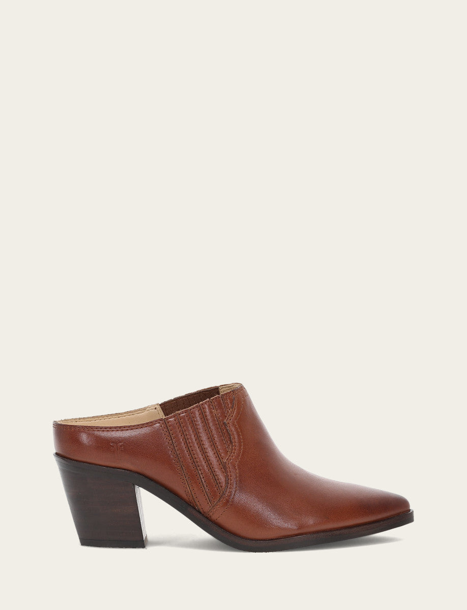 Women's Cinnamon Sara Western Mules | Frye Cinnamon