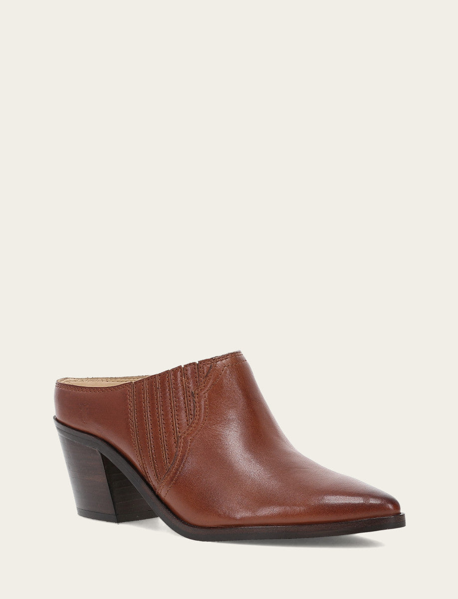 Women's Cinnamon Sara Western Mules | Frye Cinnamon