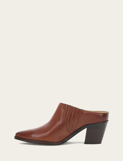 Women's Cinnamon Sara Western Mules | Frye Cinnamon