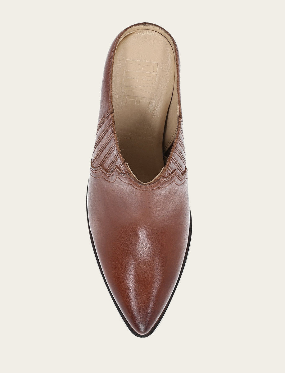 Women's Cinnamon Sara Western Mules | Frye Cinnamon