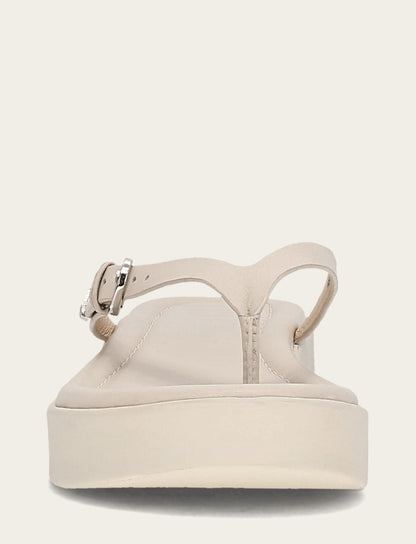 Women's Ivory Maya Buckle Thong Sandals | Frye Ivory