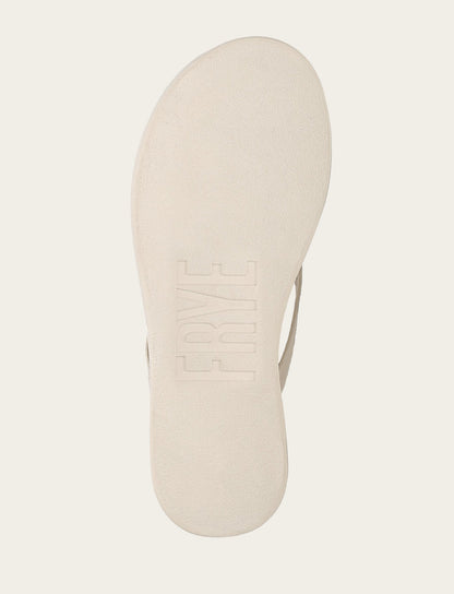 Women's Ivory Maya Buckle Thong Sandals | Frye Ivory