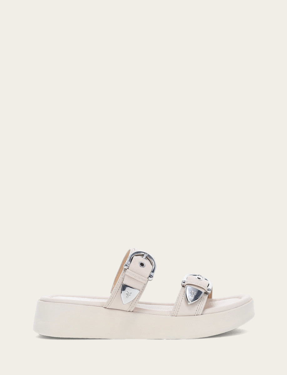 Women's Ivory Maya Buckle Sandals | Frye Ivory