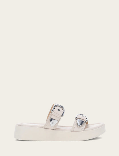 Women's Ivory Maya Buckle Sandals | Frye Ivory