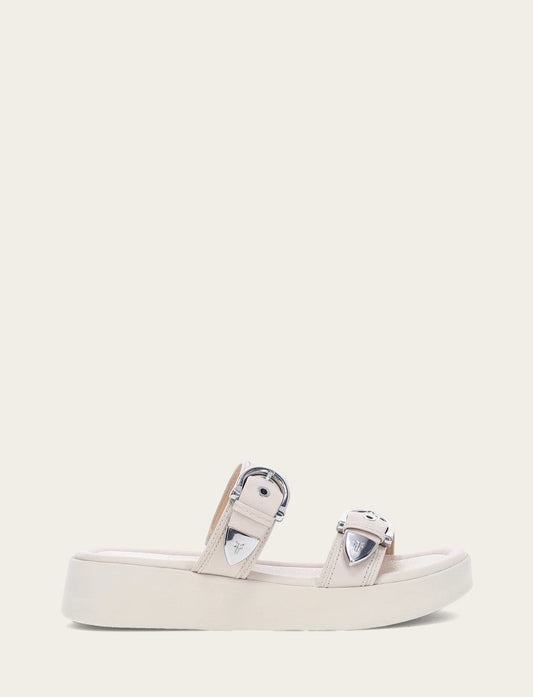 Women's Ivory Maya Buckle Sandals | Frye Ivory