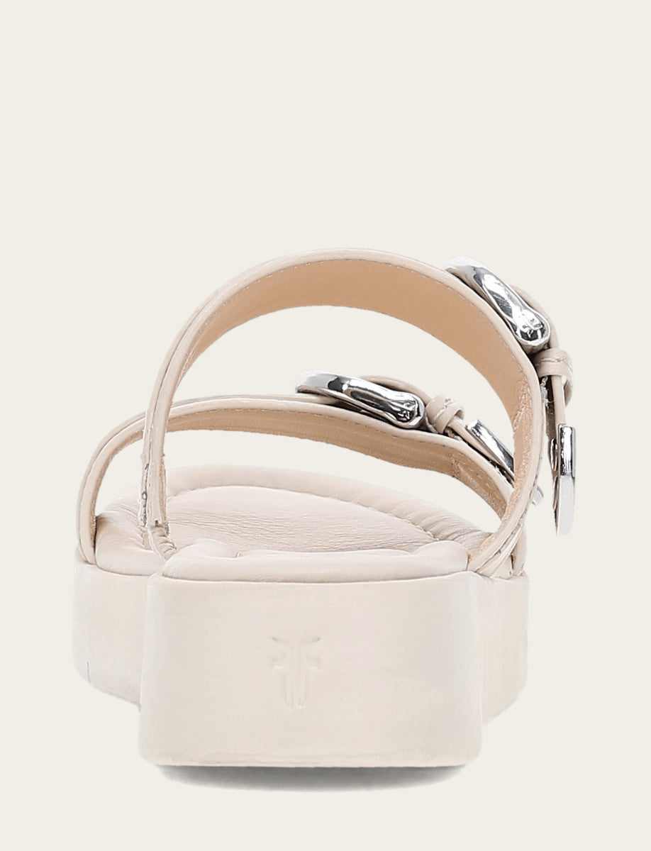 Women's Ivory Maya Buckle Sandals | Frye Ivory