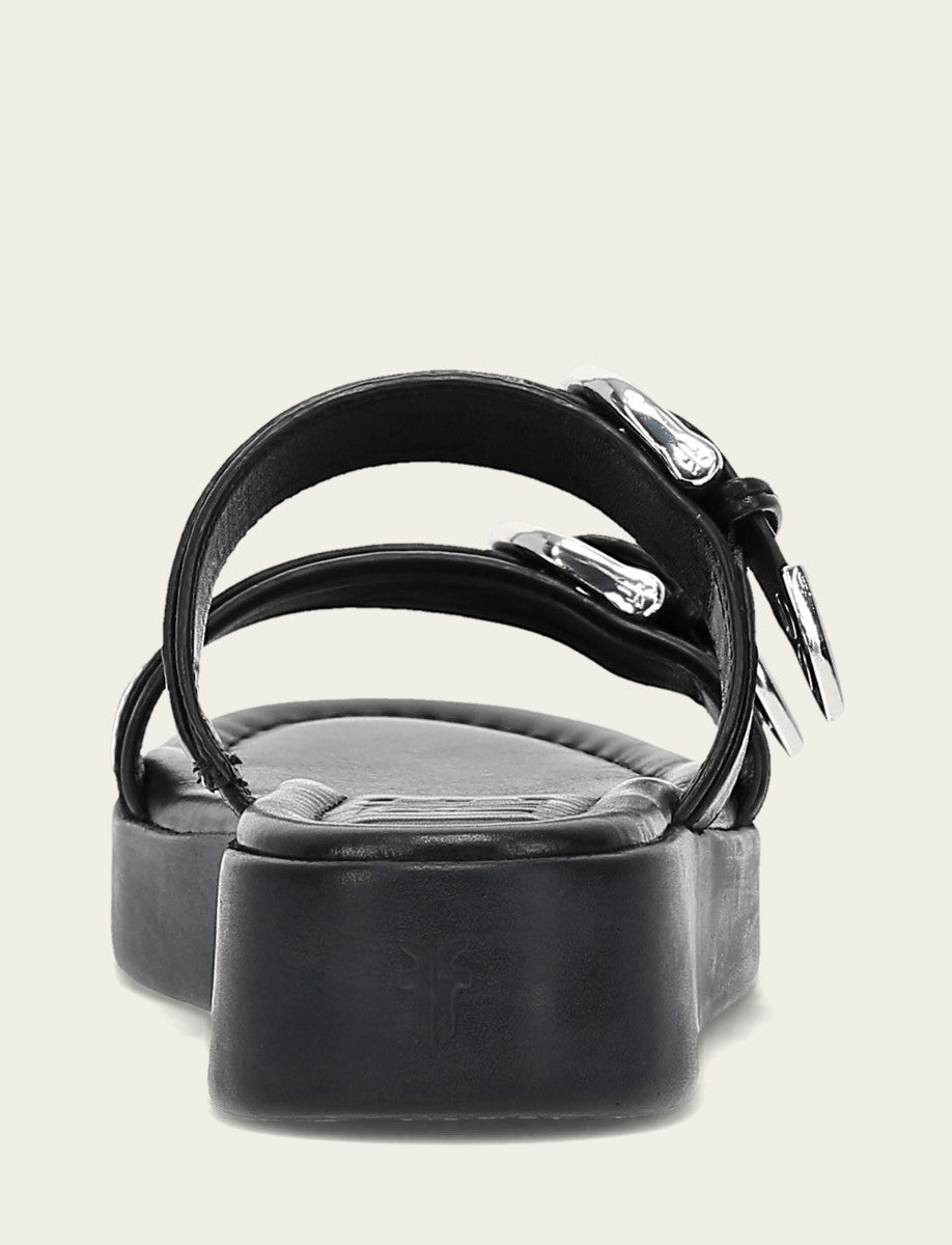 Women's Black Maya Buckle Sandals | Frye Black