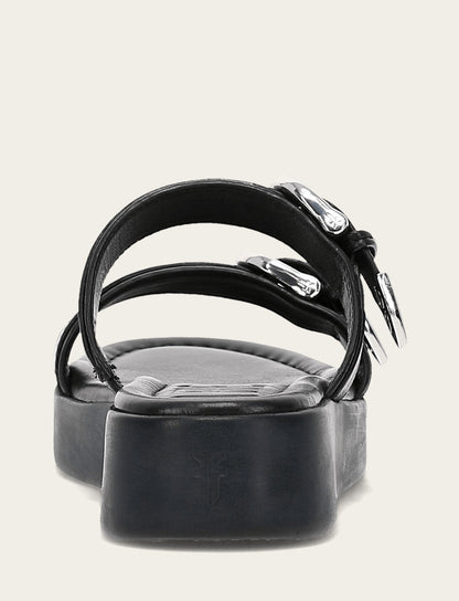 Women's Black Maya Buckle Sandals | Frye Black